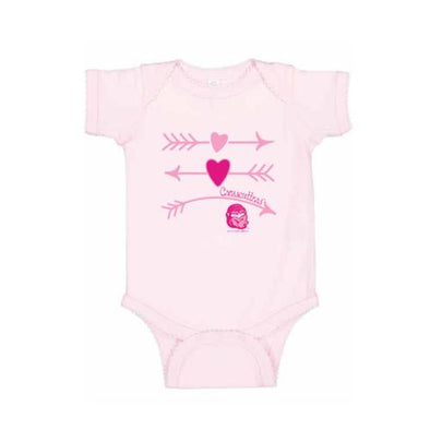 Williamsport Crosscutters Infant Pink Arrows Onesie