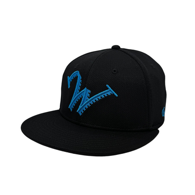 Williamsport Crosscutters Black & Aqua Home Fitted Cap