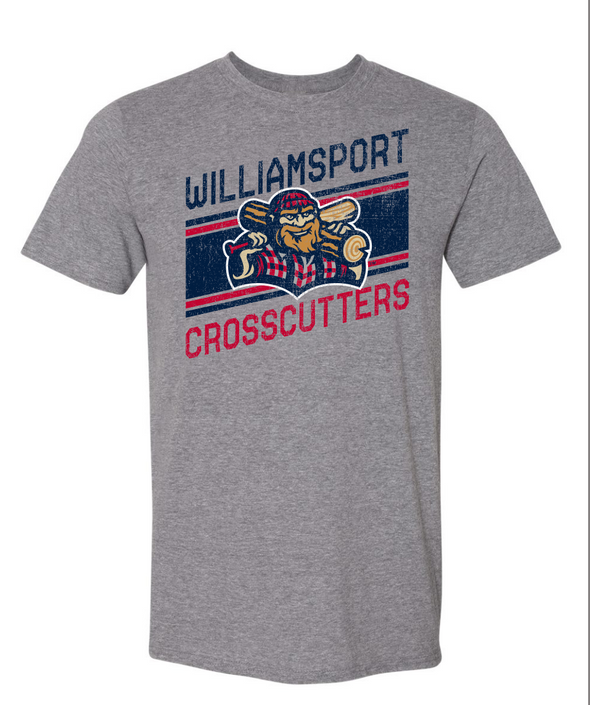 Williamsport Crosscutters Gray Victory Tshirt