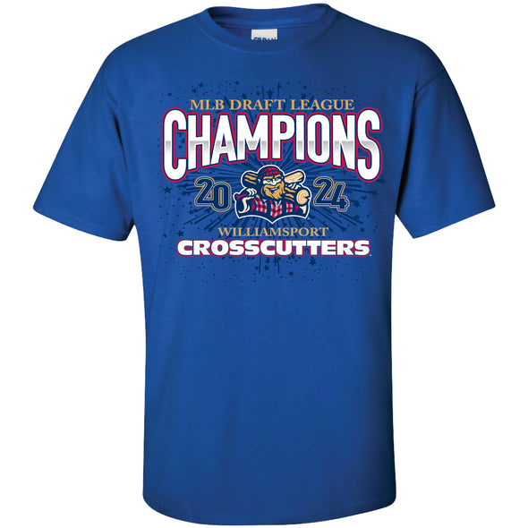 Williamsport Crosscutters 2024 Champs Royal SS Tshirt