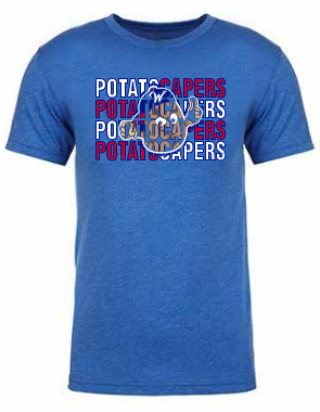 Williamsport Crosscutters Mens Potato Capers Repeater Tshirt
