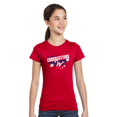 Williamsport Crosscutters Girls Splatter Tshirt