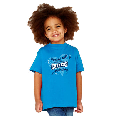 Williamsport Crosscutters Toddler Love Logo Tshirt